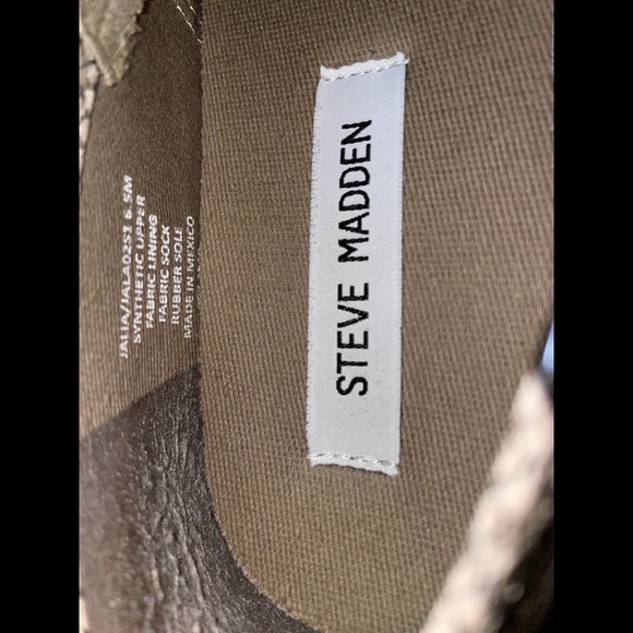 Steve Madden Jalia Snakeskin Slip-On Sneakers - Picture 6 of 7